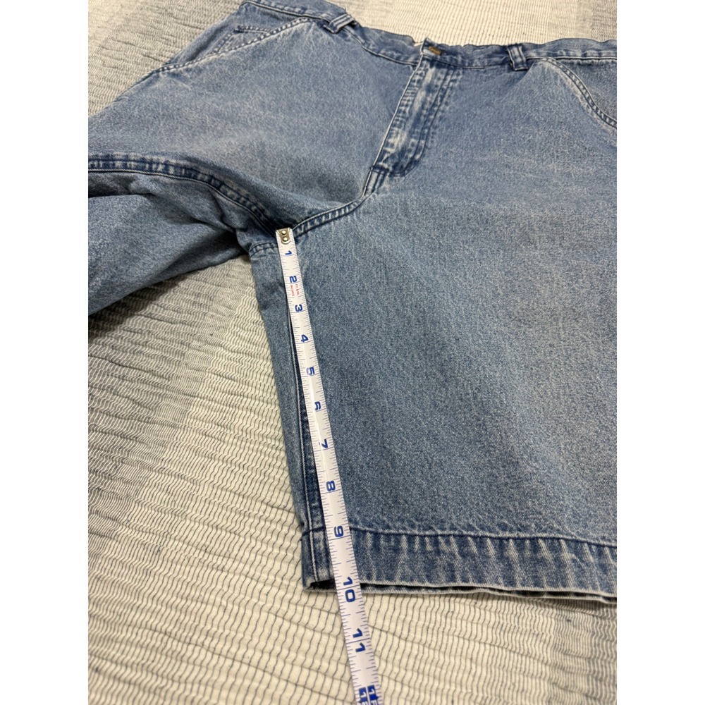 Roundtree‎ & Yorke Denim Carpenter Shorts Blue Medium Wash Mens Size 36 Cotton - Picture 2 of 6